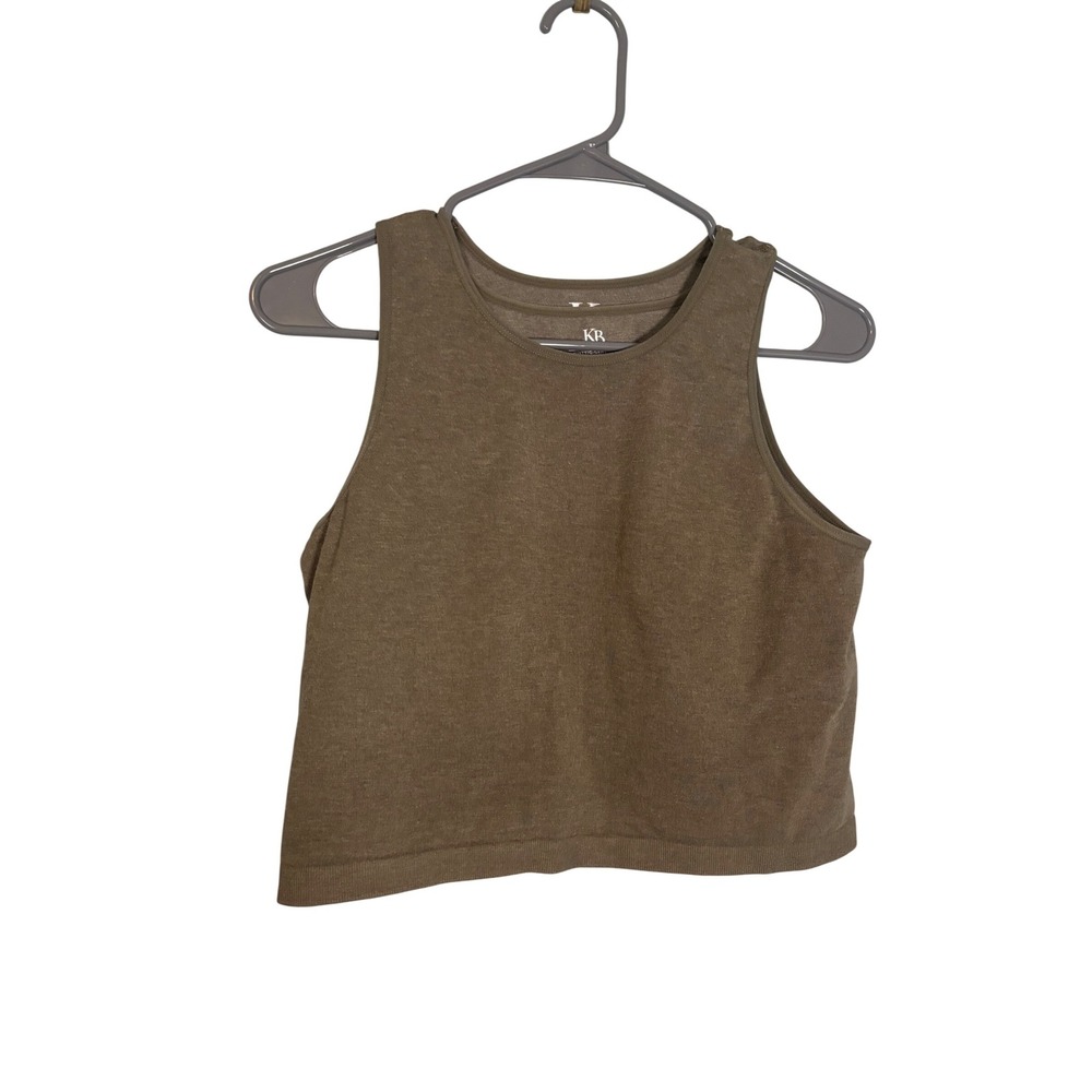 Kindred Bravely Sublime Bamboo Crop Tank Nursing Friendly Size Large Busty